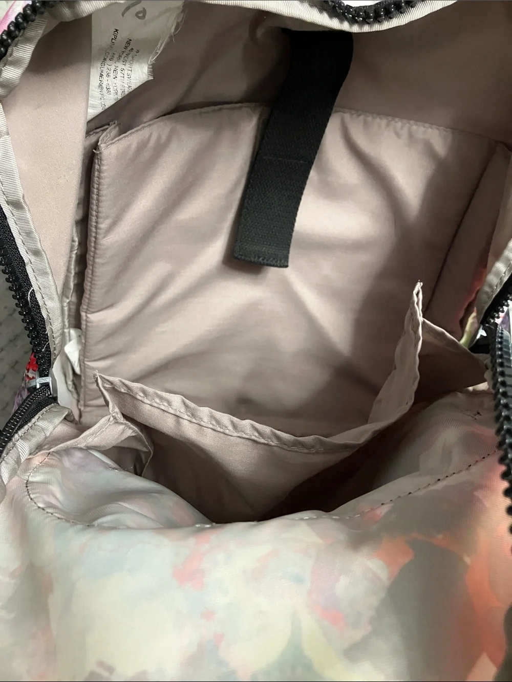 Kipling Seoul Backpack 27L Abstract Watercolors Print Multi - Picture 9 of 10